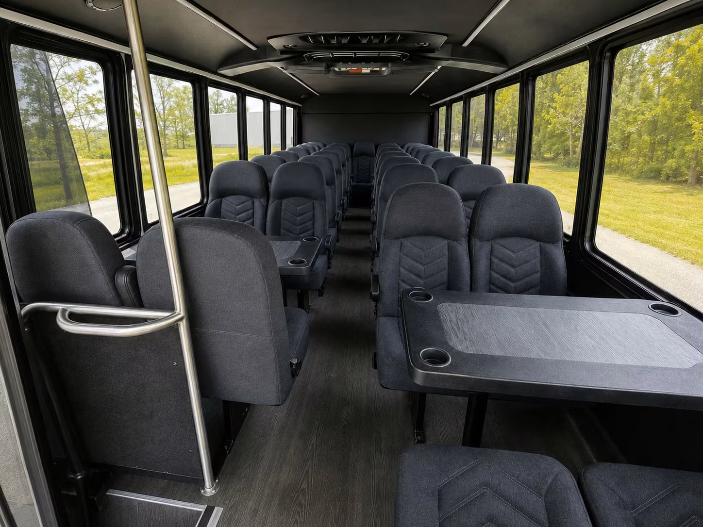 15 passenger minibus inside