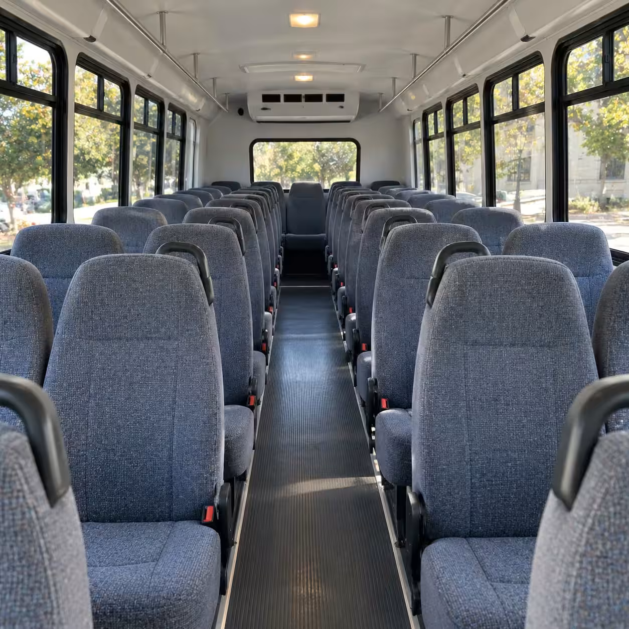 28 passenger minibus interior