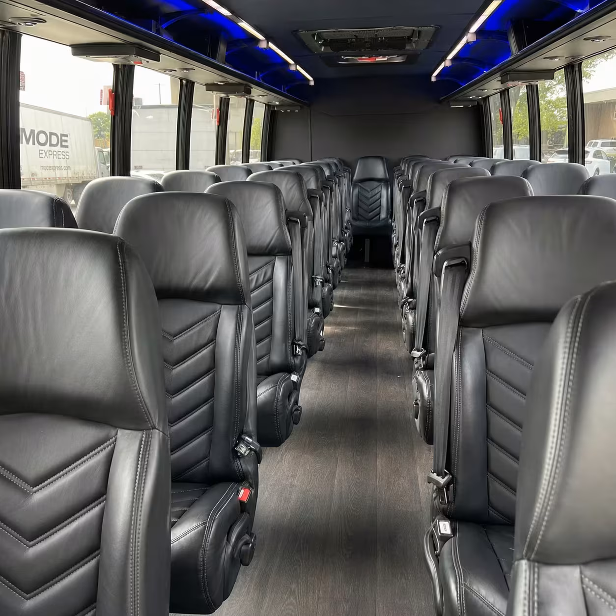 30 passenger minibus interior