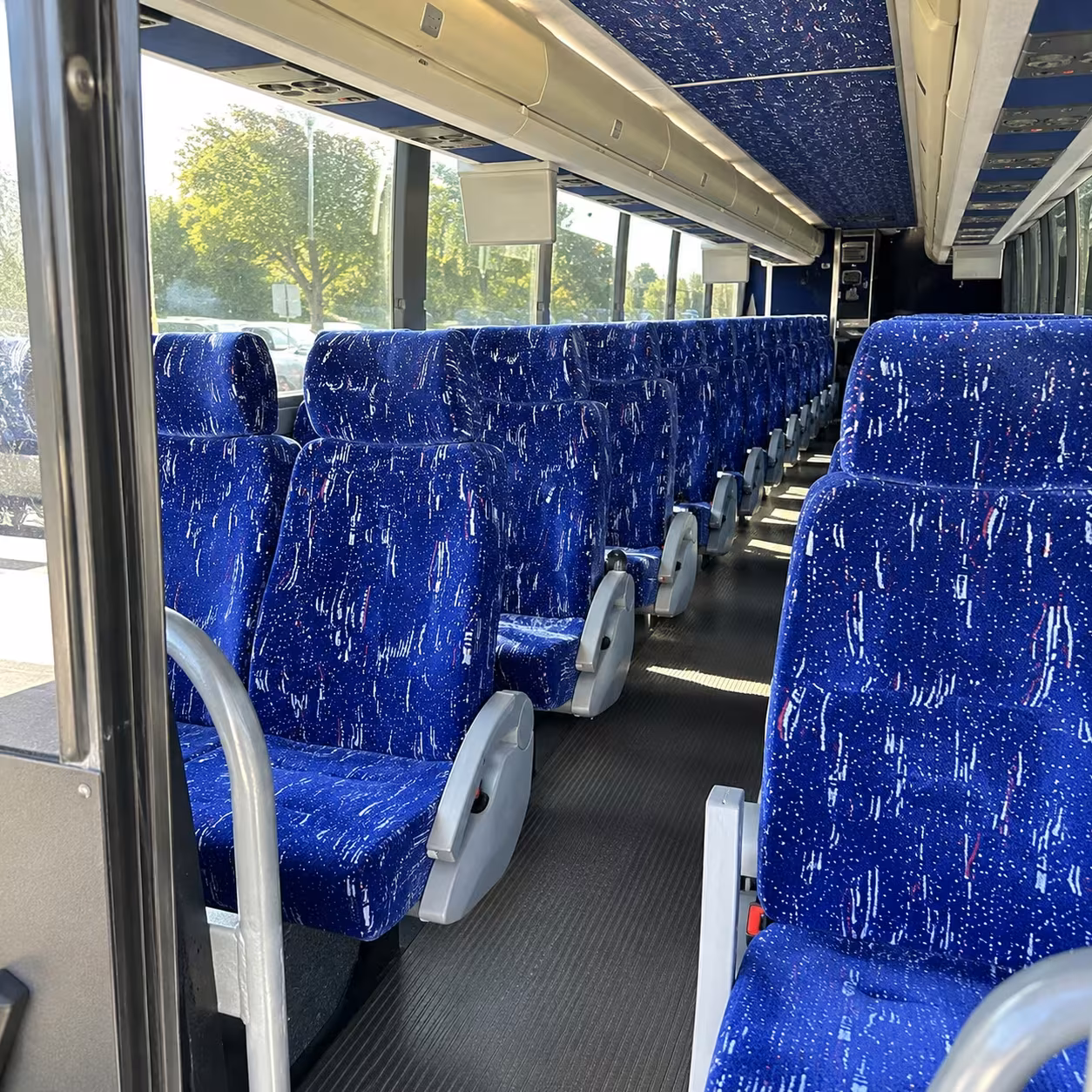 lynwood charter bus interior